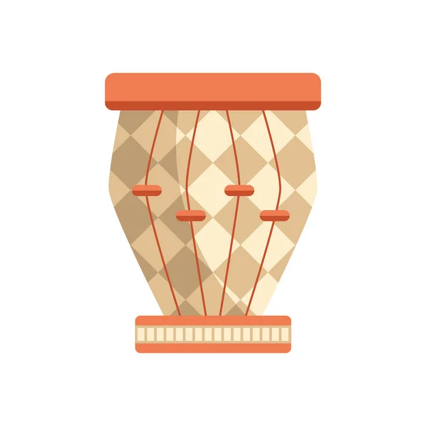 Ikona Bubenického Nástroje Indické Kultury — Stockový vektor