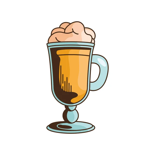 Golden Beer Cup Icon — Stock Vector