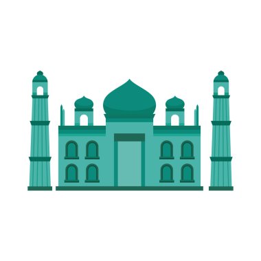 Hindistan Taç Mahal Camii 'nin simgesi.