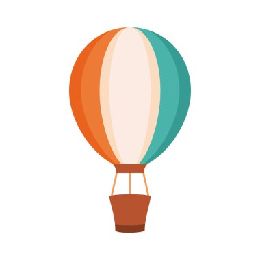 Hindistan bayrağı balonu sıcak hava seyahati