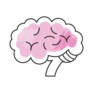 Beyin organı insan zihin simgesi