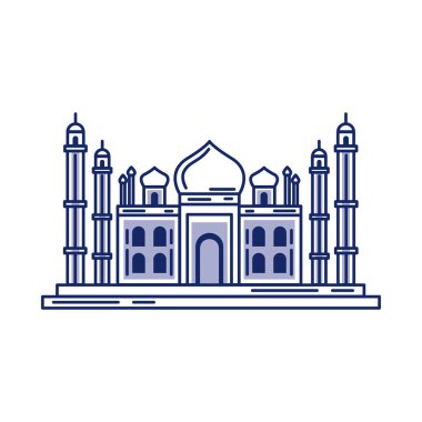 Taç Mahal Hindistan simgesi simgesi