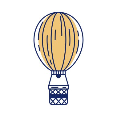 balon sıcak seyahat simgesi