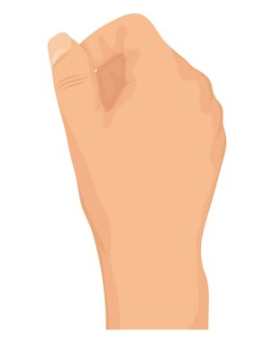 Sağ el yazıcı konumu simgesi