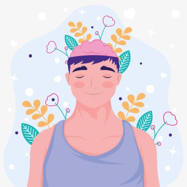 Ruh sağlığı olan bir adam.