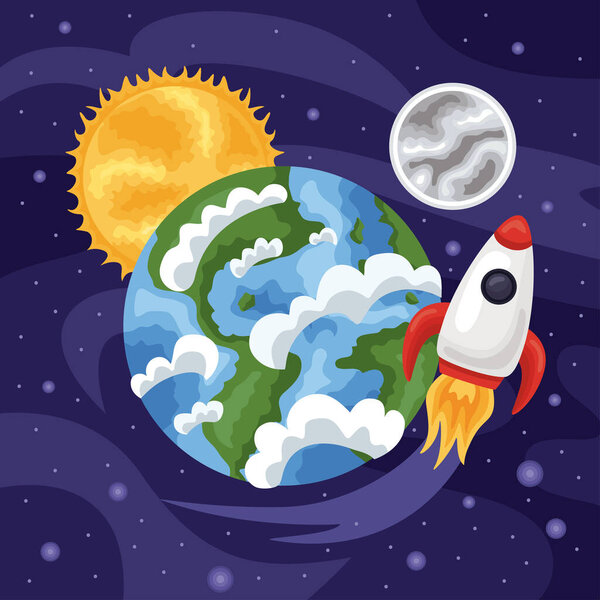 ракетно-космическая сцена