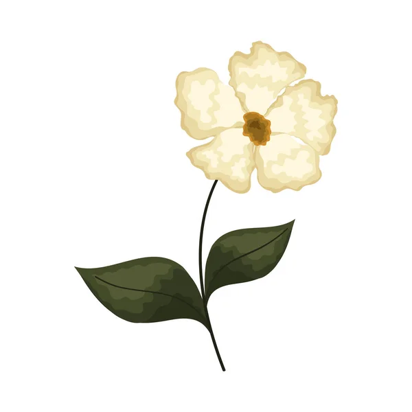 白色花园自然图标 — 图库矢量图片