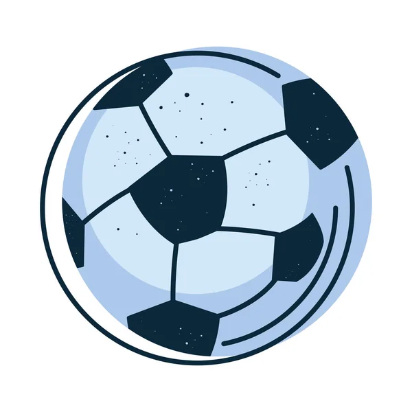 Fotbalový Balón Sportovní Vybavení Ikona — Stockový vektor