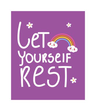 Kendini dinlendirme mini posteri