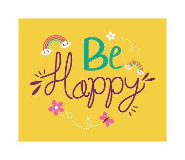 Mini poster yazarken mutlu ol.