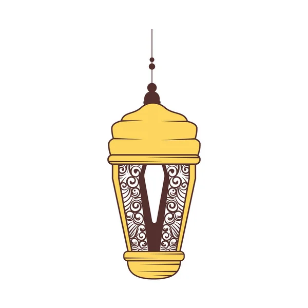 Арабський Ліхтар Прикраса Висяча Ікона — стоковий вектор