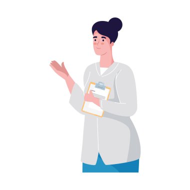 Düzenli karakterli kadın doktor