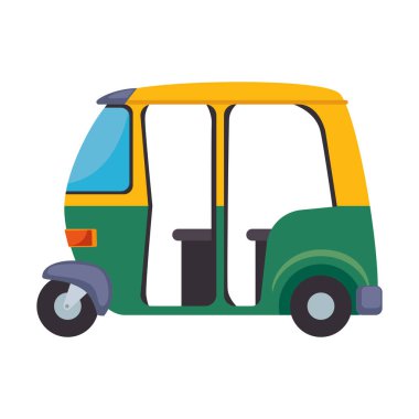 tuk tuk indian transport icon