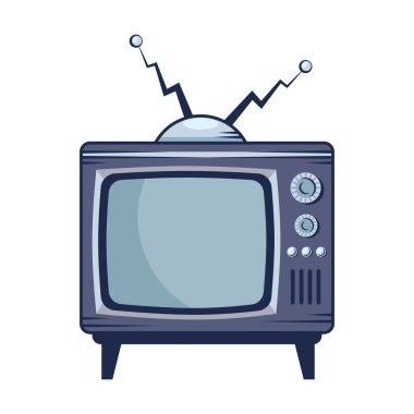 TV aygıtı retro biçim simgesi