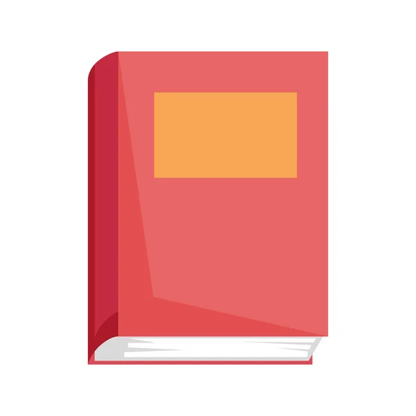 Text Book Closed Literacy Icon — Stock Vector