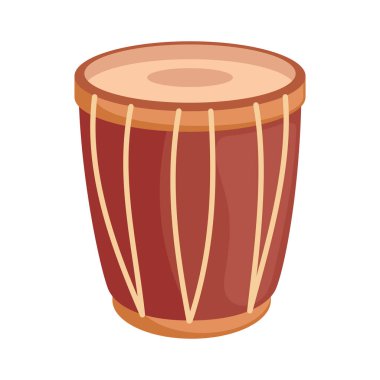 ahşap davul müzik aleti simgesi