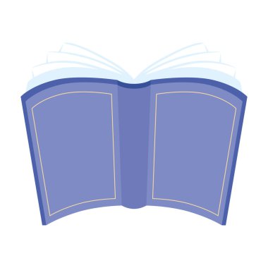 Leylak kitabı açık okur yazarlık simgesi