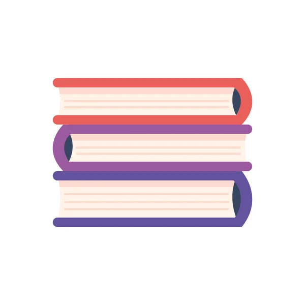 Text Hromadě Knih Školní Potřeby — Stockový vektor