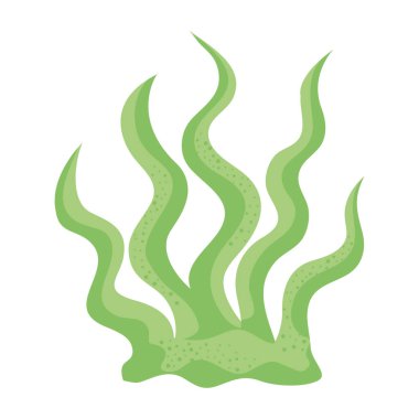 yeşil deniz yosunu doğa simgesi