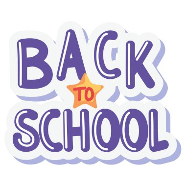 Okula geri dönüş kartı.