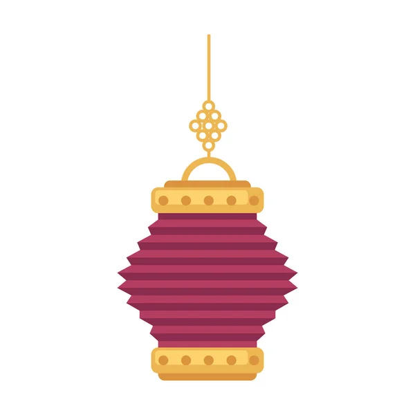 Redwine Chinese Lamp Hanging Decoration — Stockvektor