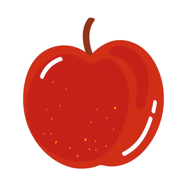 Red Apple Autumn Season Icon — Vector de stock