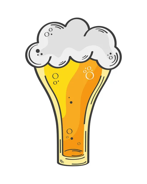 Cerveja Bebida Vidro Bebida Ícone —  Vetores de Stock
