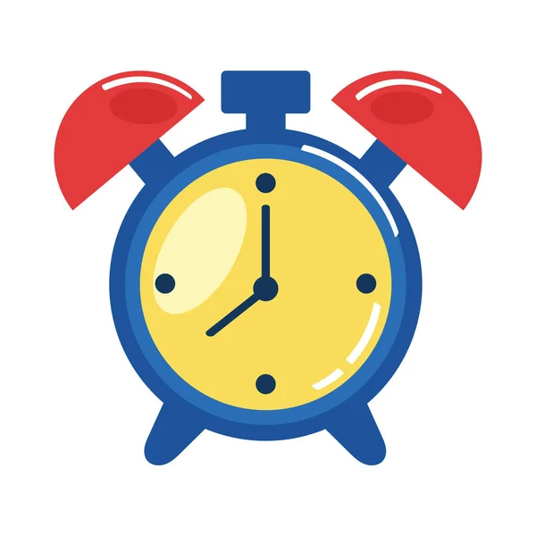 Alarm Clock Device Isolated Icon — Stock vektor