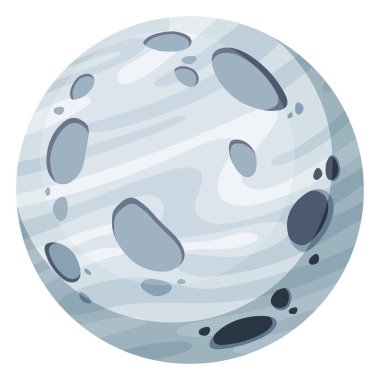 full moon space outer icon