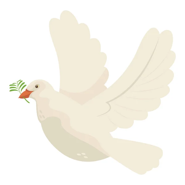 Peace Dove Olive Branch Animal — ストックベクタ