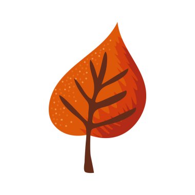 sonbahar portakal kuru yaprak simgesi