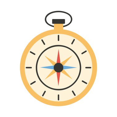 Pusula Kılavuzu aygıtı izole simgesi