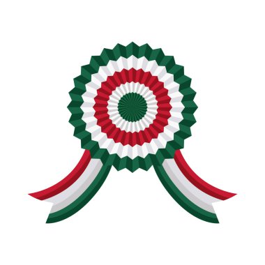 Madalya simgesinde mesika bayrağı