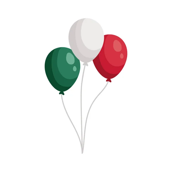气球氦浮雕图标 — 图库矢量图片