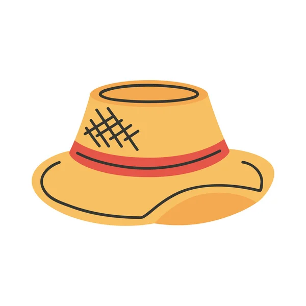 Tourist Hat Accessory Headwear Icon — Stockvector