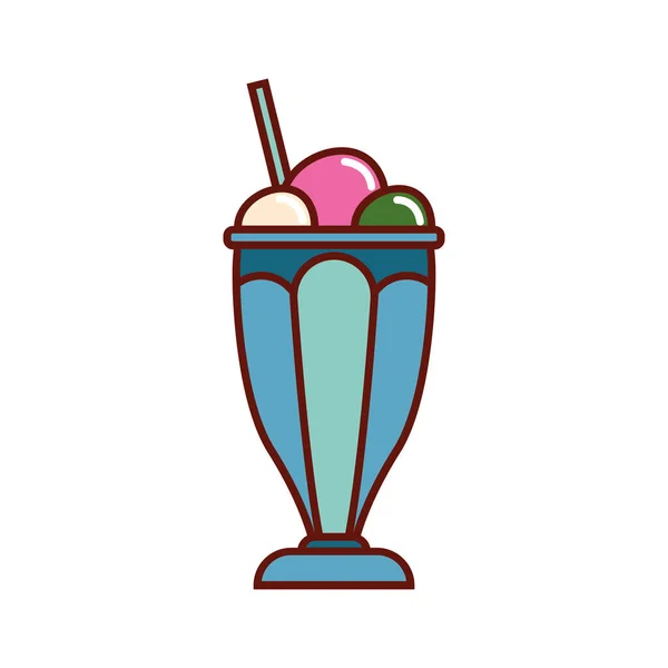 Ice Cream Cup Product Icon — Archivo Imágenes Vectoriales