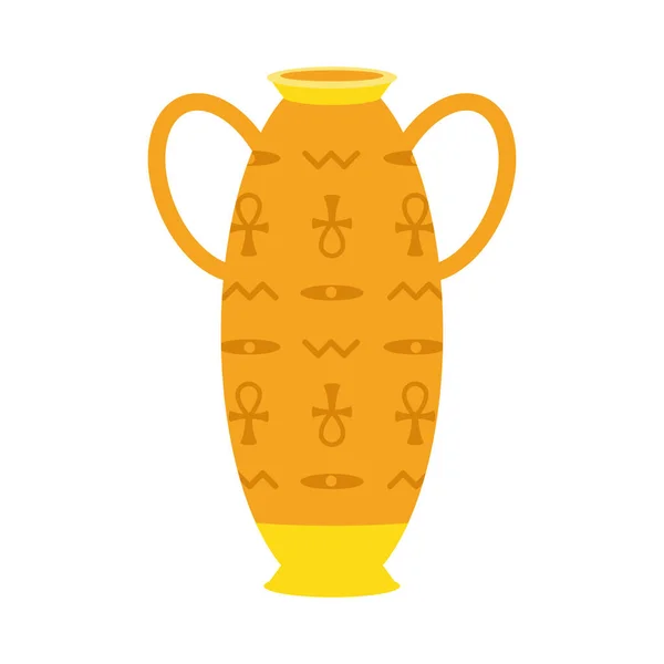 Egyptian Culture Jar Traditional Icon — Archivo Imágenes Vectoriales