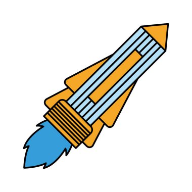 roket uzayı dış simgesi