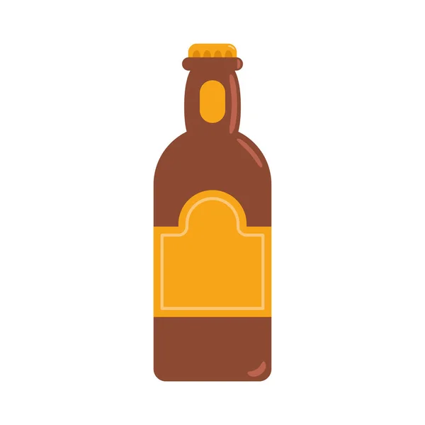 Bier Fles Drank Product Icoon — Stockvector