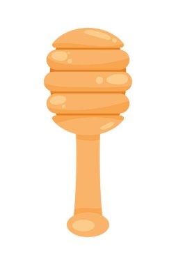 Tahta bal kaşığı tatlı ikonu