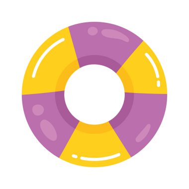 yüzen cankurtaran tatil aksesuar simgesi