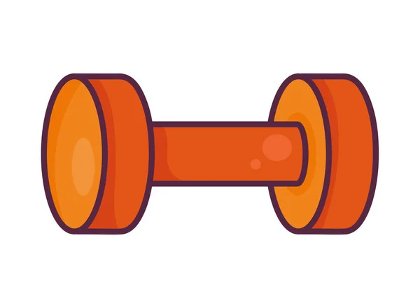 Dumbbell Sport Gym Equipment Icon — Stockvektor