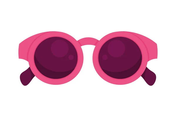 Pink Sunglasses Optical Accessory Icon — Stock Vector