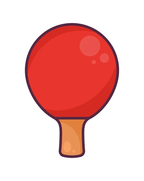 Ping Pong Raquete Equipamento Desportivo — Vetor de Stock