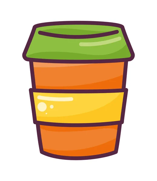 Drink Take Away Pot Icon — Archivo Imágenes Vectoriales