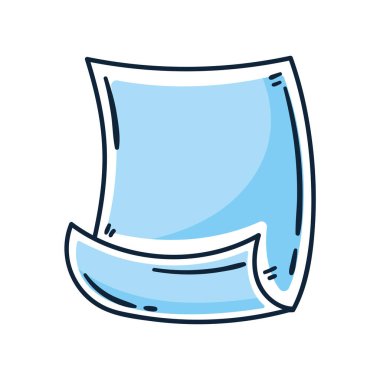 mavi kâğıt karalama biçimi