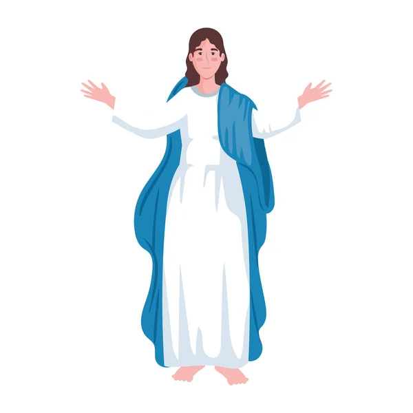 Angel Sacred Figure Holy Character — Stock Vector