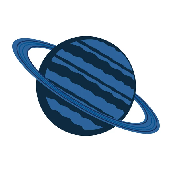 Saturno Planeta Espaço Ícone Exterior — Vetor de Stock