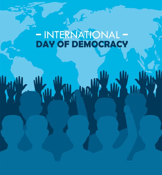 Día Internacional Democracia — Archivo Imágenes Vectoriales