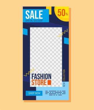 satış sosyal pazarlama hikaye şablonu